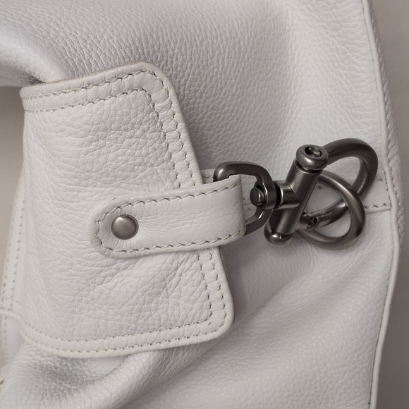 Vera Pelle White Shoulder Bag - Picture 11 of 11